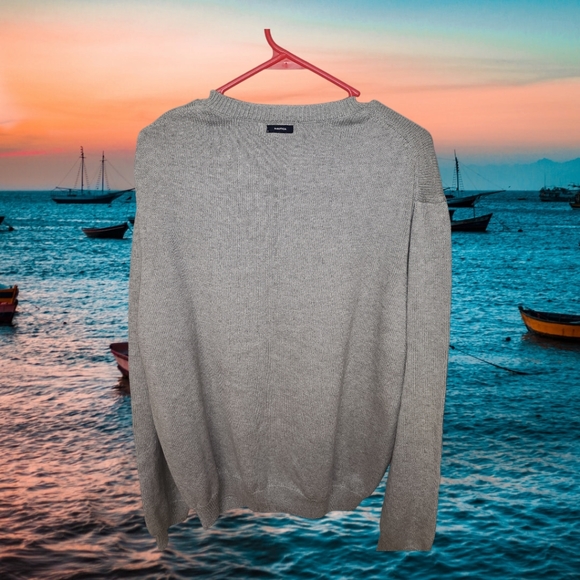 Nautical new with tags men's XXL sweater with classic logo, grey - Picture 2 of 4